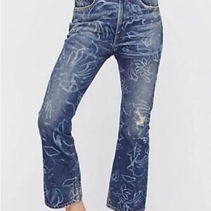 Citizens of Humanity Estella High Rise Flare Flower Jeans